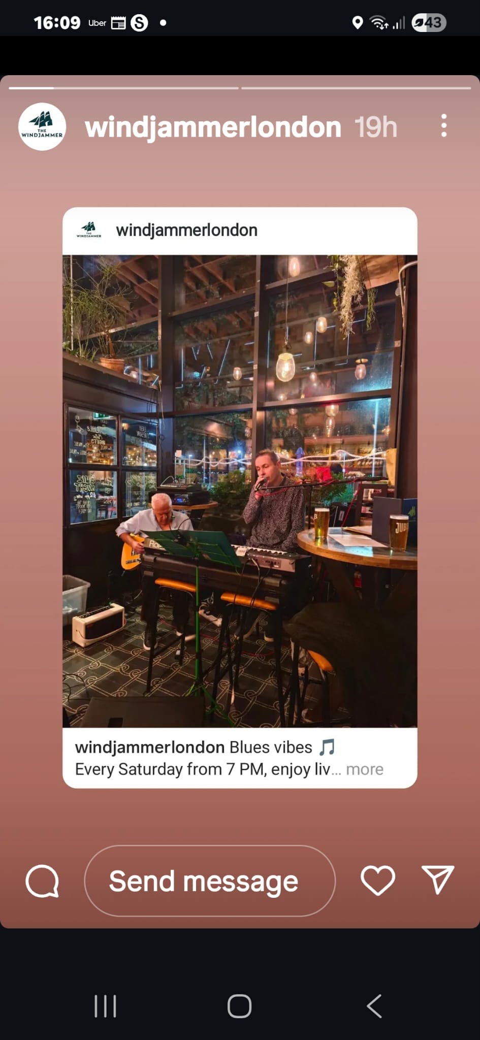 WindJammerLondon Blues Vibes